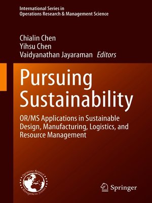cover image of Pursuing Sustainability